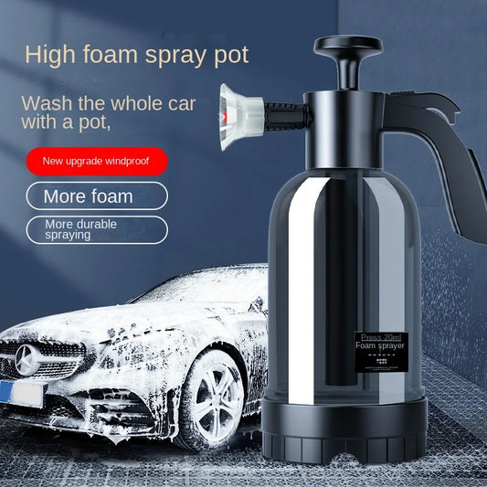 2L Hand Pump Foam Sprayer – Car Wash Pressure Bottle