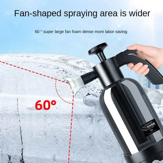 2L Hand Pump Foam Sprayer – Car Wash Pressure Bottle