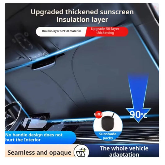 Foldable UV Windshield Sunshade – Blocks Heat & Protects Interior