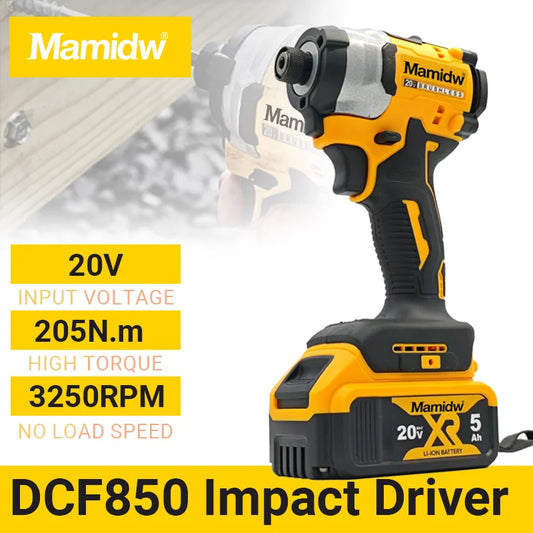20V Cordless Impact Driver – High Torque 3250RPM Brushless Motor